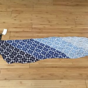 NWT Coach 100% silk scarf